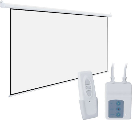 Art Ηλεκτρική Οθόνη Προβολής Projector Οροφής με Λόγο Εικόνας 1:1 244x244cm / 96"