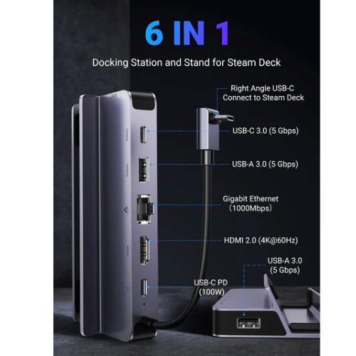 Ugreen 15388 Steam Deck Docking Station Steam Deck