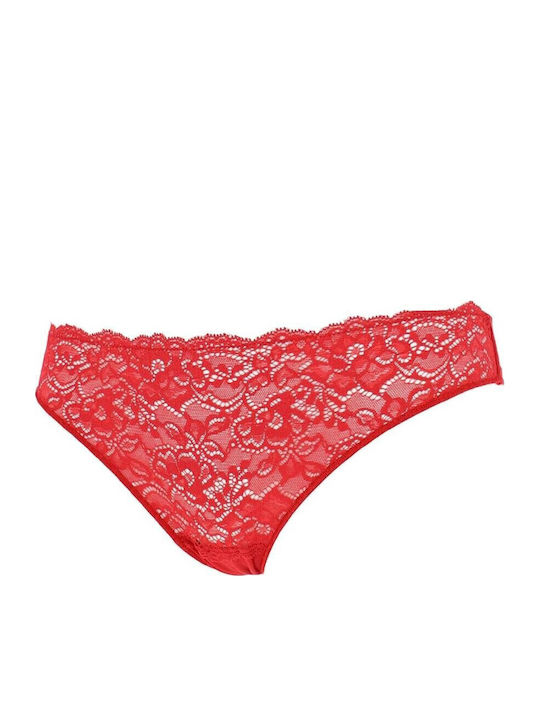 Damen Brasilien mit Spitze Rot