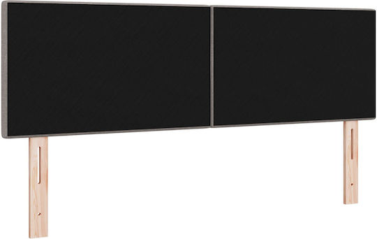 vidaXL Fabric Bed Headboard Tabac Brown 160x88cm