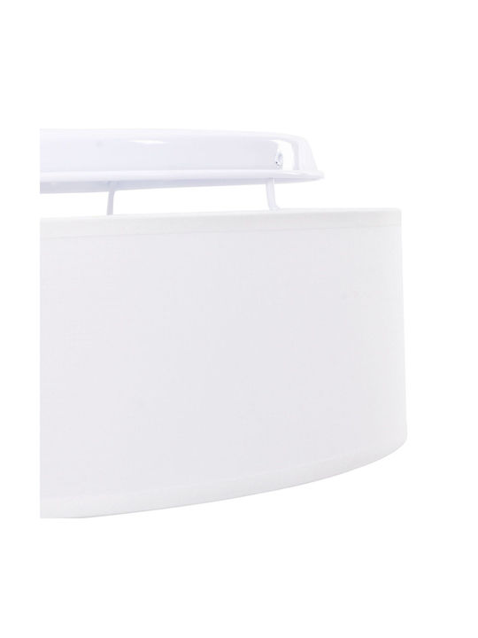 vidaXL Lighting fixtures Ceiling Mount Light 30cm White with Socket E27