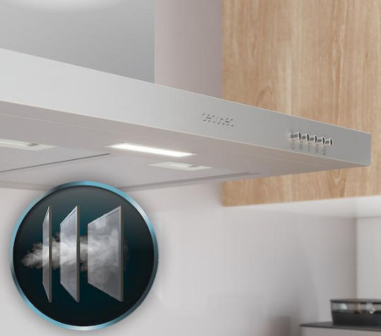 Cecotec Bolero Flux Απορροφητήρας Καμινάδα 60cm Inox