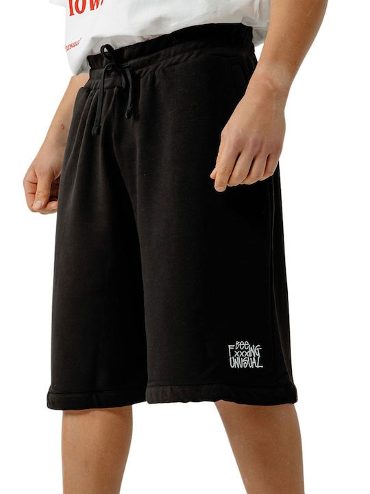 Fxxxing Unusual Men's Black Shorts