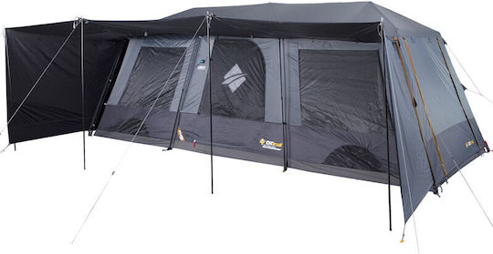 OZtrail Fast Frame Lumos 10p Automatic Camping Tent Grey for 10 People 600x220x200cm