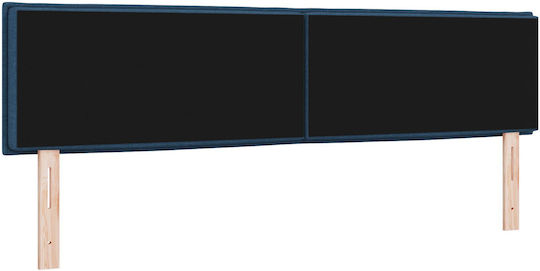 vidaXL Fabric Bed Headboard Blue 180x78cm