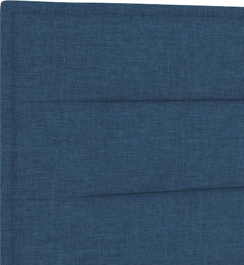 vidaXL Fabric Bed Headboard Blue 180x78cm