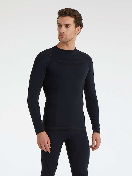 Blackspade Thermal Мъжка термо дълги ръкавици Черен