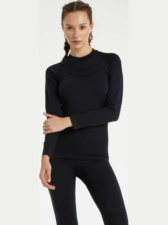 Blackspade Thermal Мъжка термо дълги ръкавици Черен
