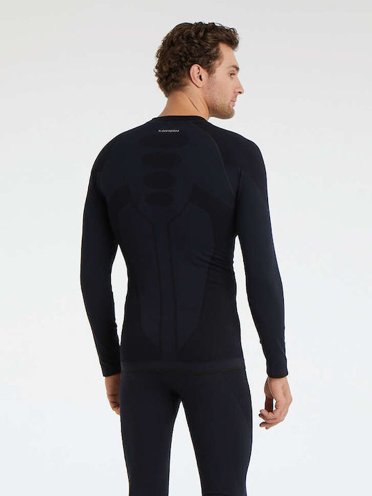Blackspade Thermal Мъжка термо дълги ръкавици Черен