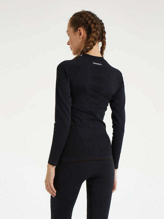 Blackspade Thermal Мъжка термо дълги ръкавици Черен
