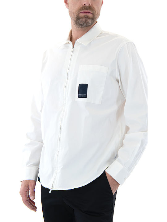 Long-sleeved Cotton Shirt White