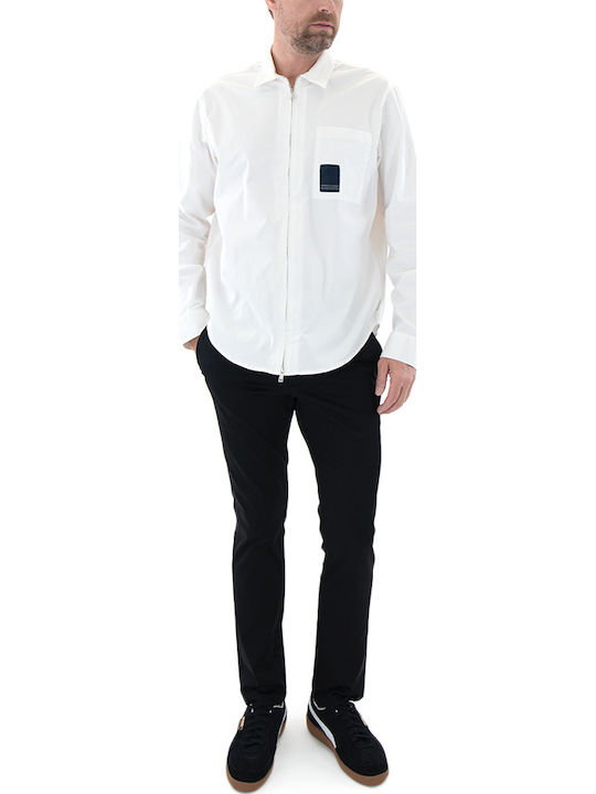 Long-sleeved Cotton Shirt White