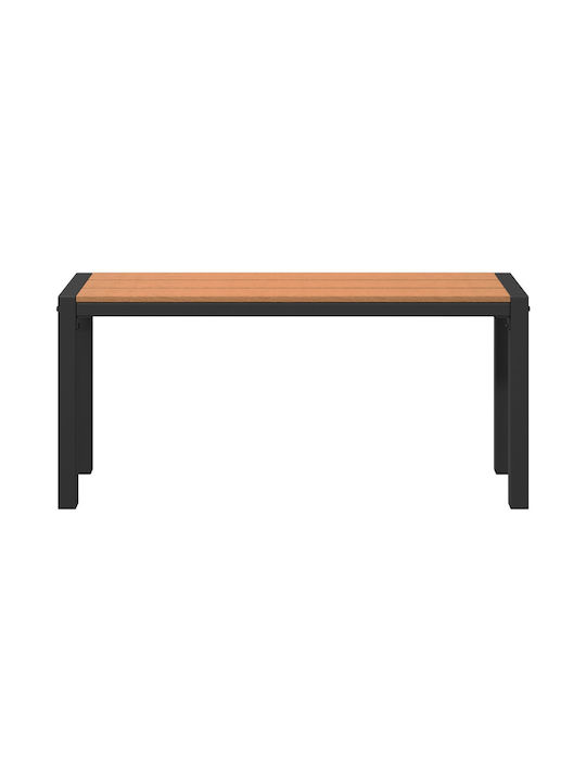 Bench Outdoor Wooden 100x28x45cm