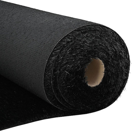 Natural Turf in Roll 1x8m and 40mm Height in Black Colour
