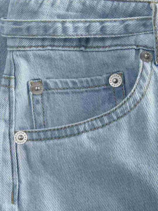 Γυναικείο Λινό Σορτς Light Blue Denim