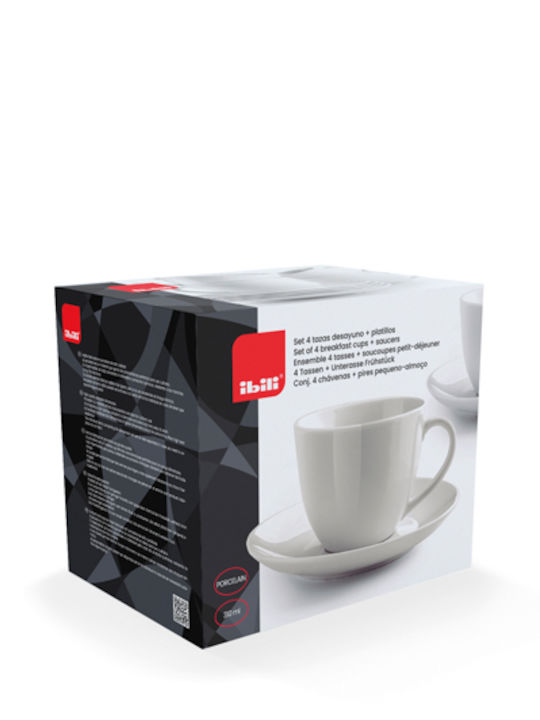 Ibili Cană Maro Din porțelan Alb 310ml