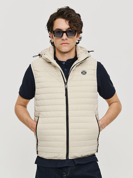 Sleeveless Jacket Ecru