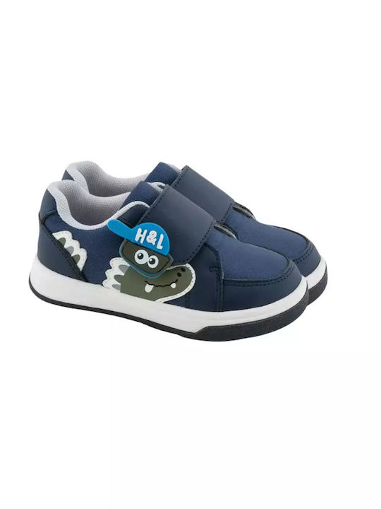 Παιδικά Sneakers με Σκρατς Μπλε