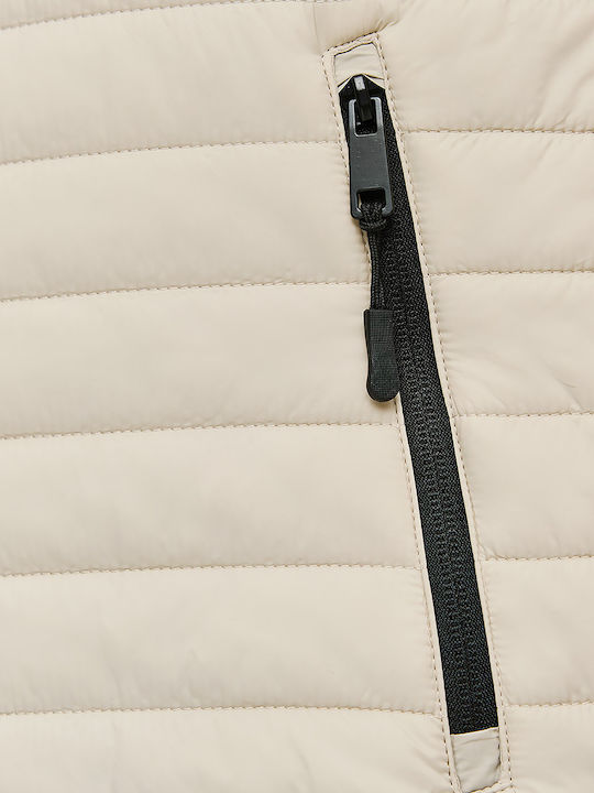 Sleeveless Jacket Ecru