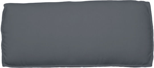 vidaXL Waterproof Garden Sofa Cushion with Backrest Anthracite 50x120cm