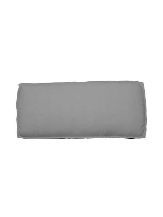 vidaXL Pernă Waterproof De Canapea De Grădină Cu Spătar Gri 50x120cm
