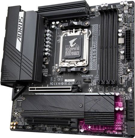 Gigabyte B650M Aorus Elite rev. 1.x Motherboard Micro ATX with AMD AM5 Socket
