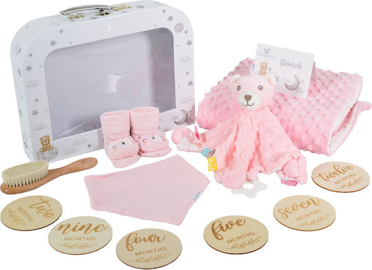 Cangaroo Baby Gift Set made of Wood for Girl 6pcs