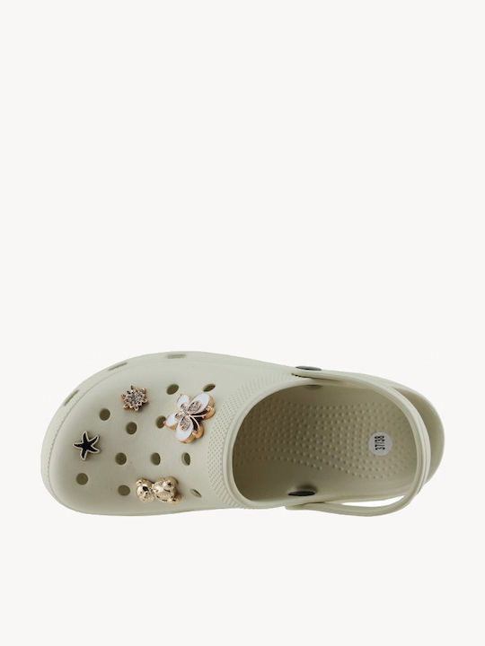 Adam's Shoes Γυναικεία Σαμπό Μπεζ