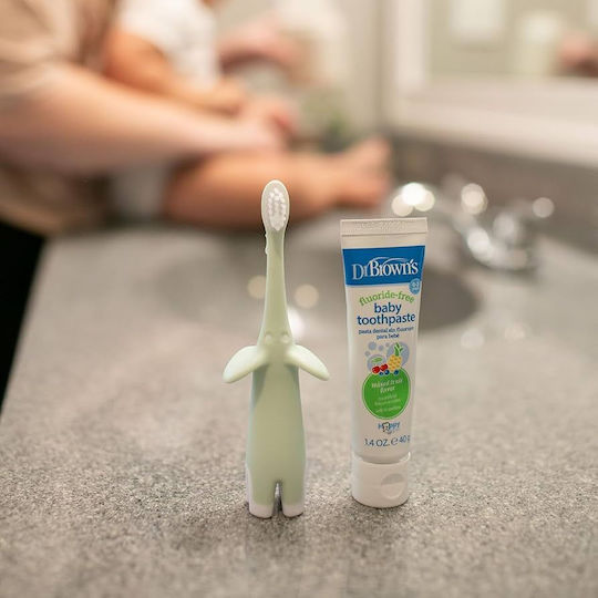 Dr. Brown's Baby-Zahnbürste für 0m+ Grüne