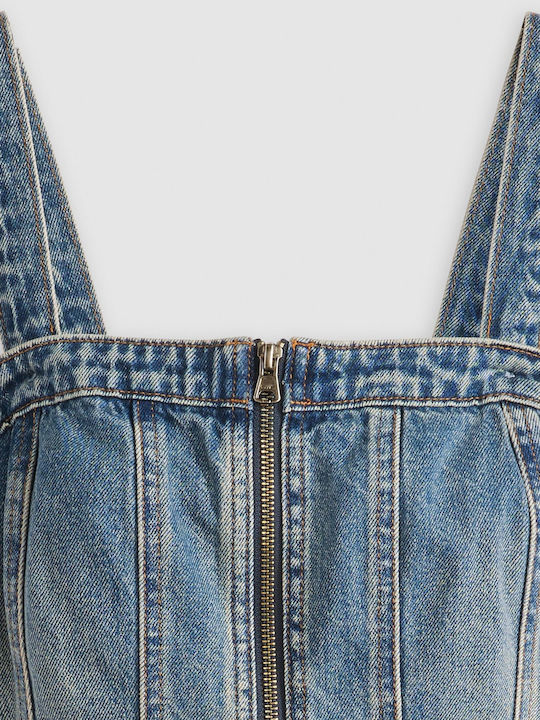 Women's Blouse Corset Blue