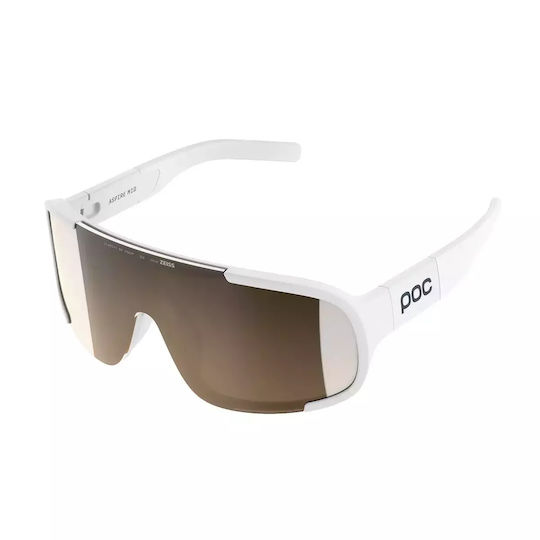 Poc Aspire Mid Слънчеви Очила Водородно Бяло Clarity Trail/частично Слънчево Сребристо