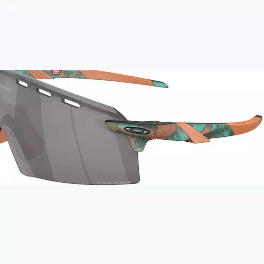 Oakley Encoder Strike Vented Sunglasses Coalesce Collection Matte Copper Patina Prizm Black