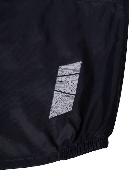 Γυναικείο Αμάνικο Μπουφάν Running Αντιανεμικό All Black, Μαύρο