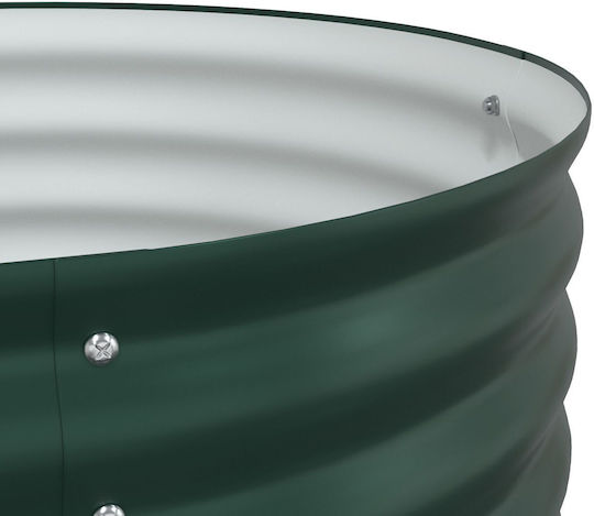 vidaXL Garten Topf Metallisch Green 400x80x44cm.
