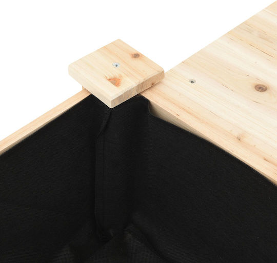 vidaXL Градина Саксия Дърво 155x59x76см.