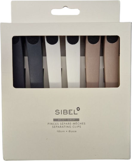 Set de 6 Agrafe de Păr Sibel, Prindere Optimă, Culori Mixte