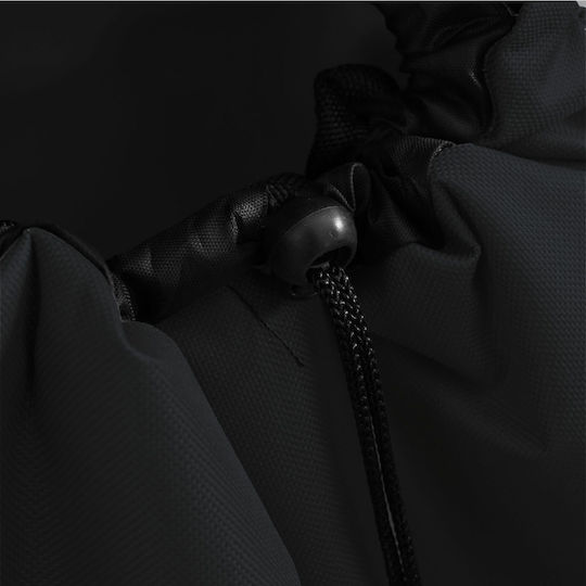 Stoff Einkaufswagen Klappbar Schwarz 34.5x34.5x34.5cm