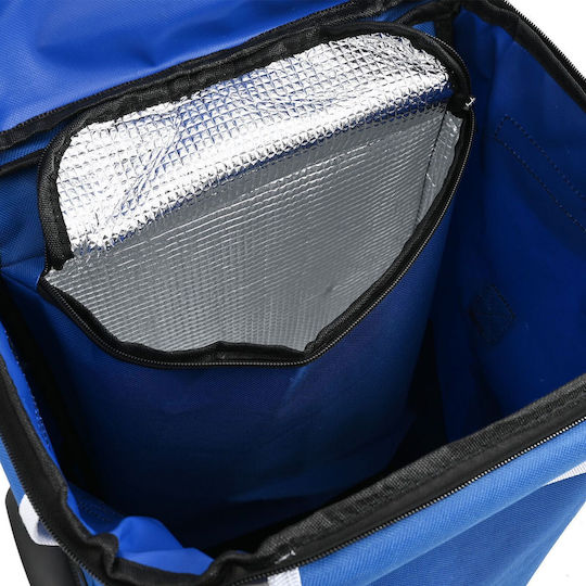 Stoff Einkaufswagen Klappbar Blau 21x21x100.5cm