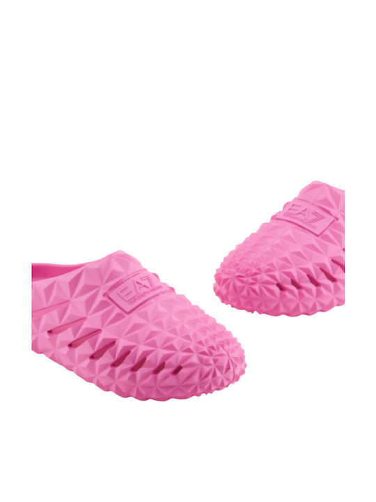 Emporio Armani Women’s Pink Clogs