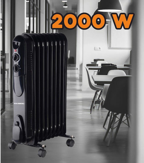 Hausberg Radiator cu ulei cu 9 Elemente 2000W
