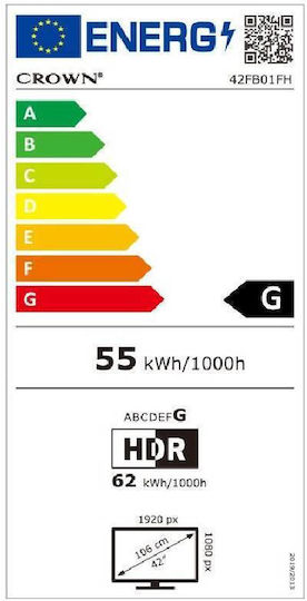 Crown Television 42" Full HD LED 42FB01FH (2024)