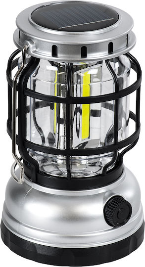 GloboStar Lanternă LED Solară Pentru Camping Waterproof Cu Lanternă 100lm 5W