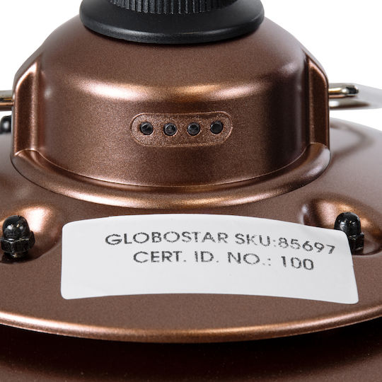 GloboStar Φανάρι Led Επαναφορτιζόμενο για Camping με Φακό 400lm 4W