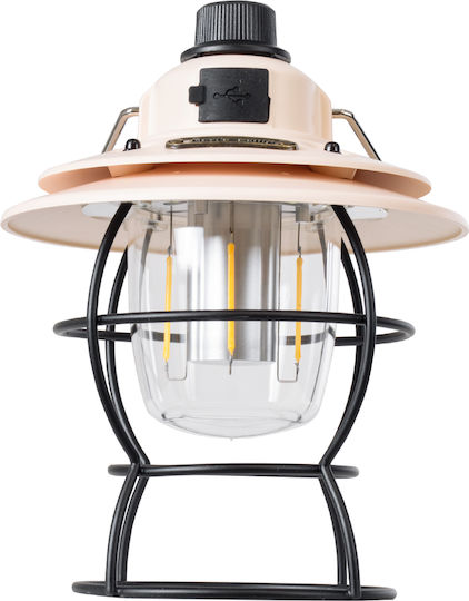 GloboStar Lanternă LED Reîncărcabilă Pentru Camping Cu Lanternă 400lm 4W