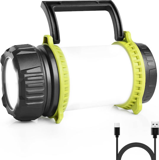 GloboStar Led Rechargeable Lantern for Camping with Flashlight 80lm 10W White