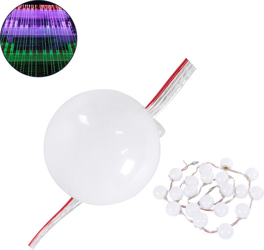 20 Λαμπάκια LED 2μ. RGB σε Σειρά