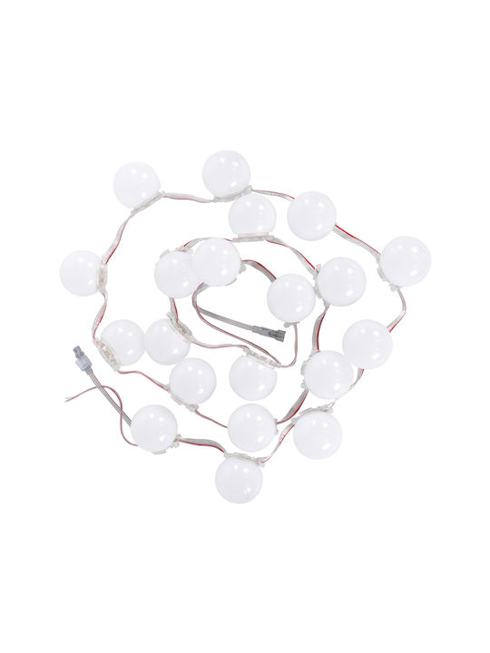 20 Λαμπάκια LED 2μ. RGB σε Σειρά