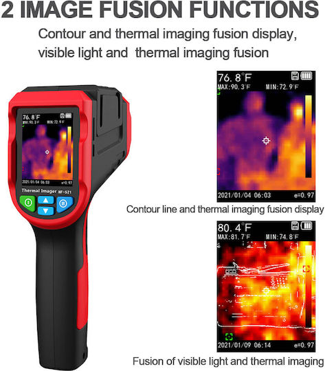 GloboStar Handheld Thermal Camera with Screen 2.4" -10°C-400°C 79989