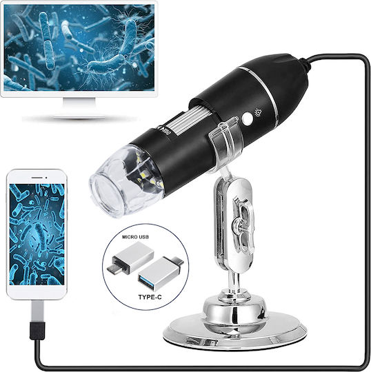 GloboStar Digital Monocular Microscope USB 1600x