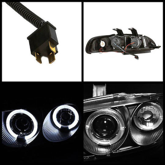 Sonar Front Lights Angel Eyes Led for Honda Civic 2D/3D 1992-1995 2pcs